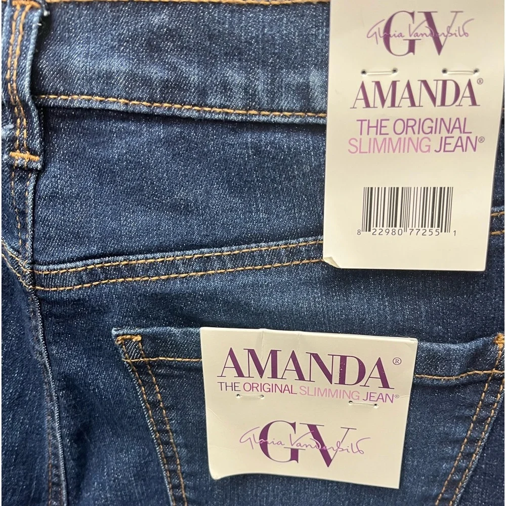 NWT Gloria Vanderbilt Amanda Original Slimming Jean - Picture 5 of 5